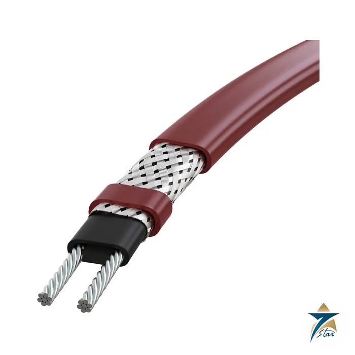 Raychem HTV self-regulating heating cable, family photo (15HTV2-CT is the 200-277 Vac, 15 W class version)