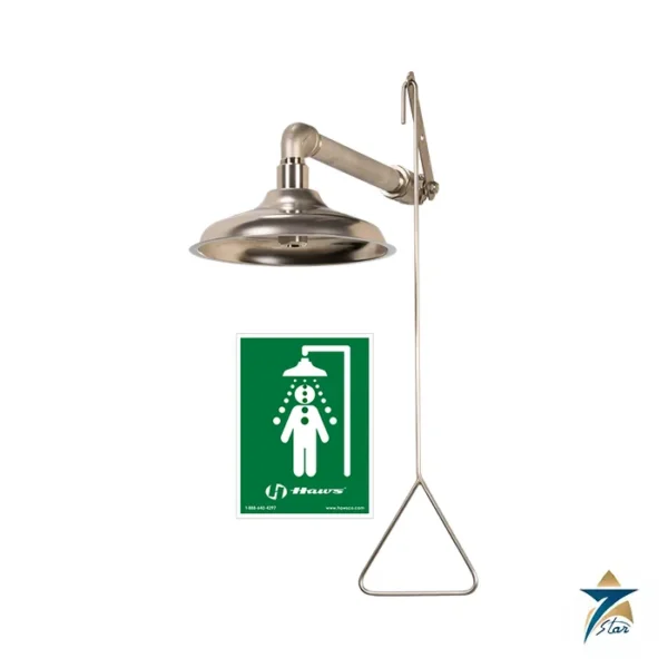 Haws 8133H AXION MSR corrosion-resistant stainless steel drench shower