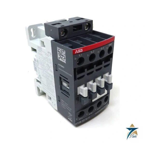 ABB AF09-30-10-11 three-pole contactor with 24–60 V AC / 20–60 V DC coil
