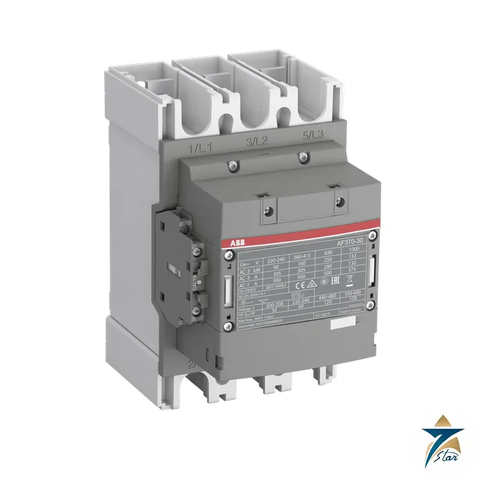 abb-af370-30-11-13 ABB AF370-30-11-13 3-pole contactor (ABB product image)