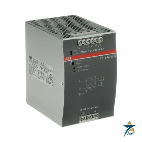 ABB CP-E 24/10.0 power supply (ABB product image)