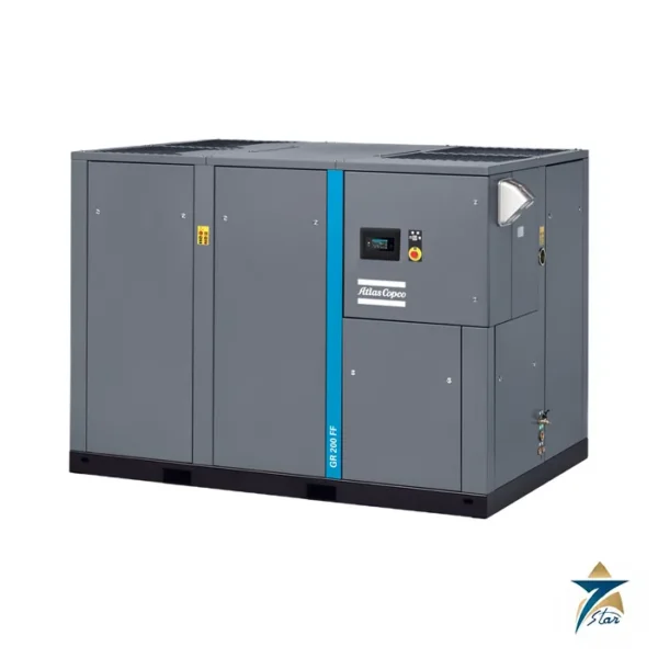 Atlas Copco GR 200 FF two-stage oil-injected screw compressor