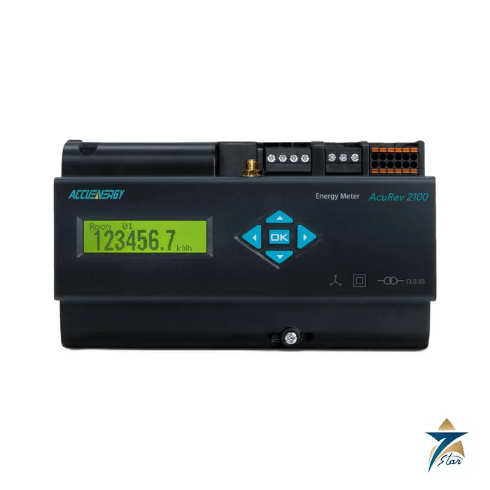 acurev-2100-ac Accuenergy AcuRev 2100 multi-circuit submeter front view (family image, AcuRev 2110)
