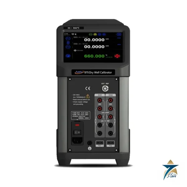 Additel ADT875 series dry well temperature calibrator with colour touchscreen (875 family photo)