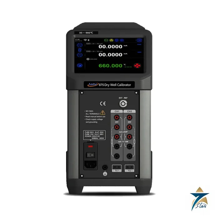 additel-adt875 Additel ADT875 series dry well temperature calibrator with colour touchscreen (875 family photo)