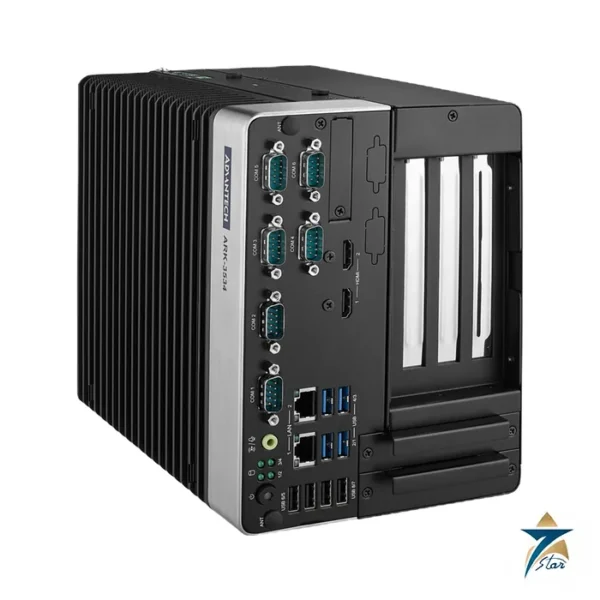 Advantech ARK-3534B fanless expansion box PC with PCIe card slots