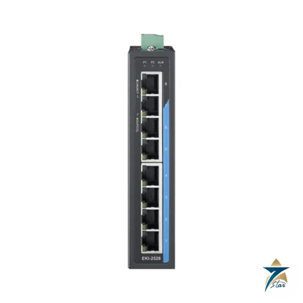 Advantech EKI-2528 8-port unmanaged industrial Ethernet switch