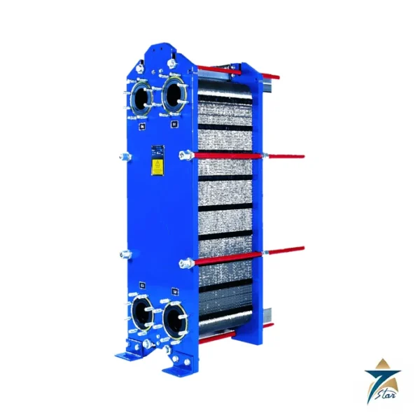 Alfa Laval M15 gasketed plate heat exchanger frame with plate pack