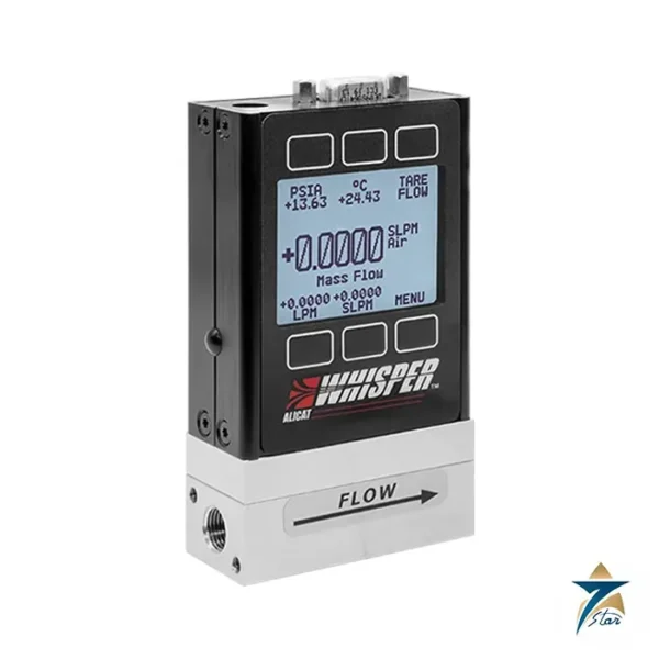 Alicat WHISPER MW-Series mass flow meter (series photo)
