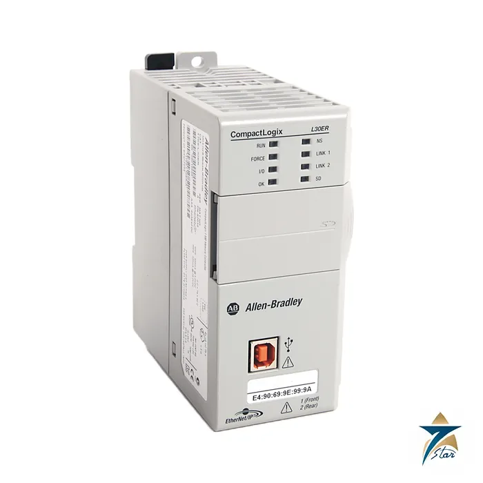 allen-bradley-1769-l30er-compactlogix-5370-l3-controller Allen-Bradley 1769-L30ER CompactLogix 5370 L3 controller with 1 MB memory