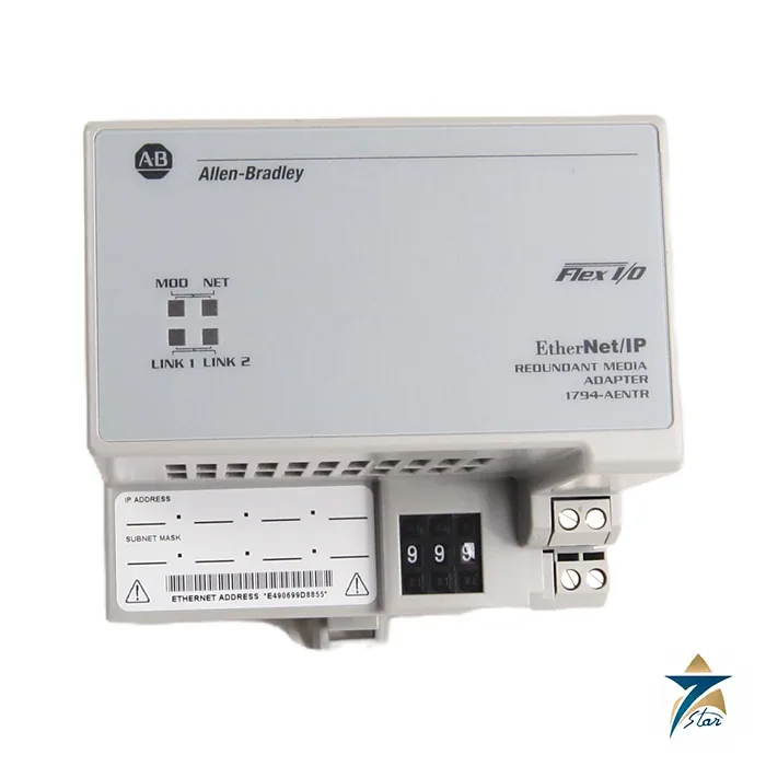 allen-bradley-1794-aentr Allen-Bradley 1794-AENTR FLEX I/O dual-port EtherNet/IP adapter