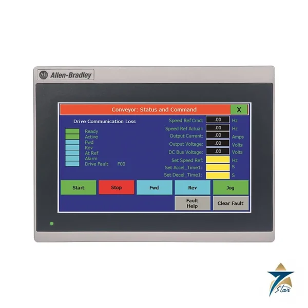Allen-Bradley 2711R-T7T PanelView 800 7-inch touch HMI terminal