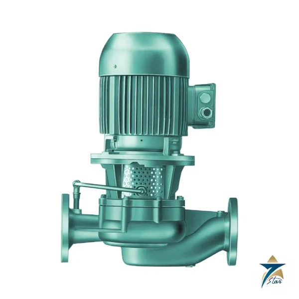 Allweiler NI series inline volute casing pump with motor