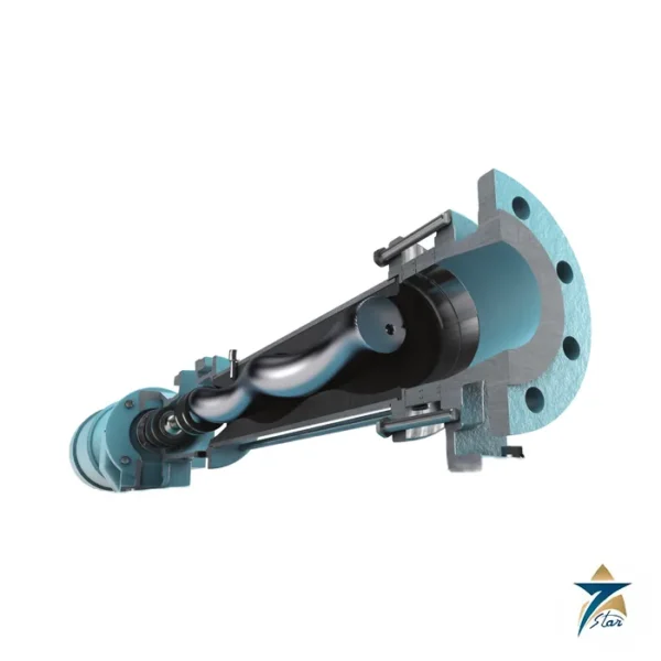 Allweiler OptiFix progressing cavity pump cutaway