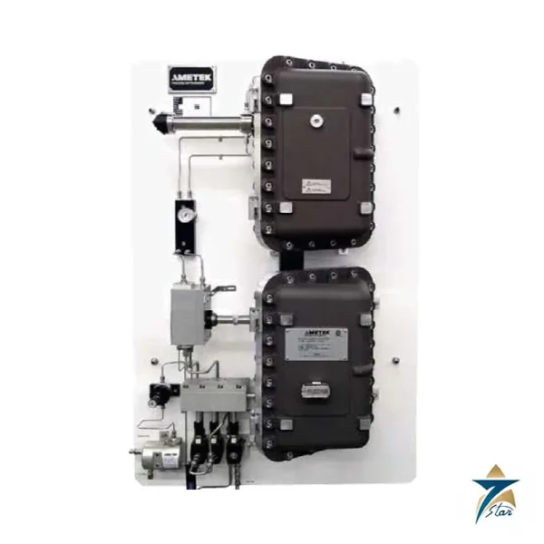 AMETEK Western Research 933 hydrogen sulfide analyzer panel
