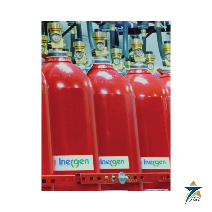Ansul INERGEN cylinders with INERGEN labels Ansul INERGEN cylinders with INERGEN labels