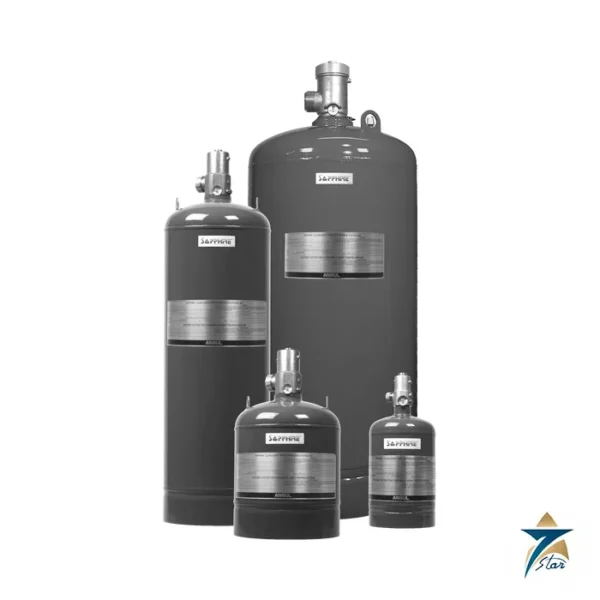 Ansul SAPPHIRE clean agent fire suppression system cylinders