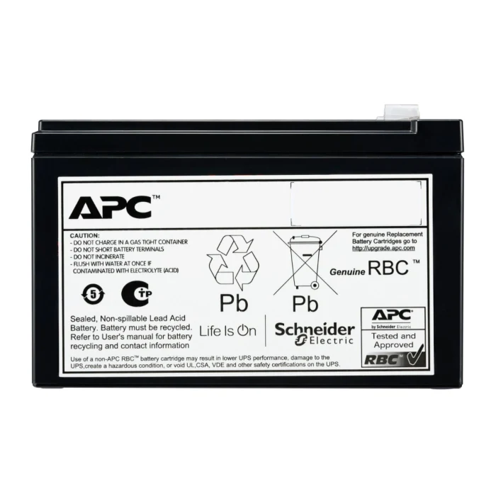 APC APCRBCV205 APC APCRBCV205 Replacement Battery Cartridge VRLA 9Ah 72V DC 2-year warranty