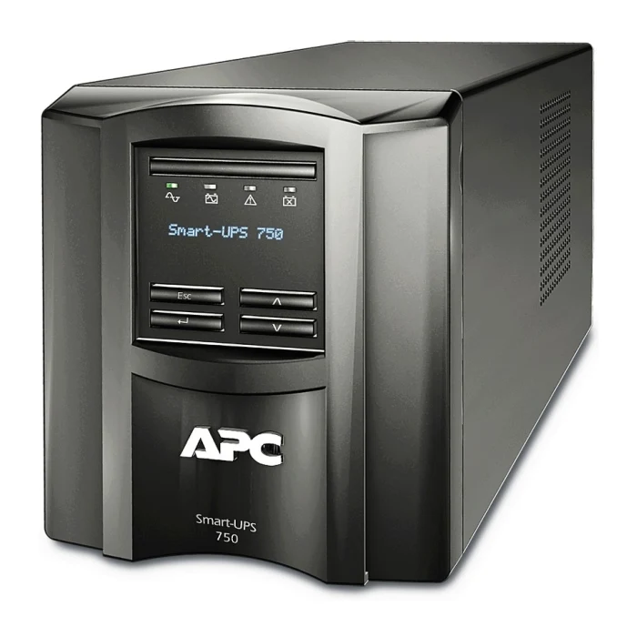 APC SMT750C Smart-UPS Line Interactive 750VA Tower 120V 6x NEMA 5-15R outlets