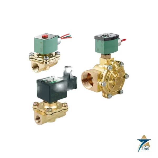 ASCO 8210G002 Brass Solenoid Valve 1/2 in NPT Normally Closed Supplied by Seven Star LLC