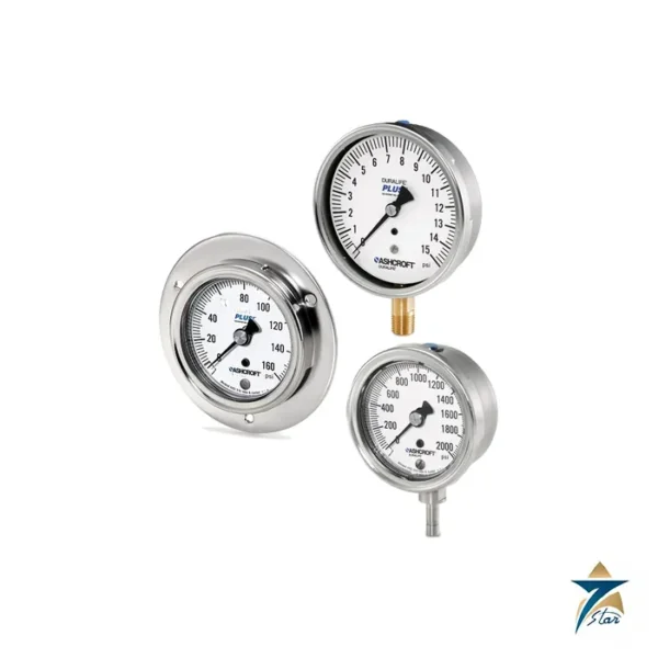 Ashcroft 1009 Duralife Stainless Steel Pressure Gauge Supplied by Seven Star LLC