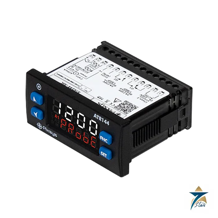 atr144-px Pixsys ATR144 32x74 mm PID controller with dual display, Blue Line series