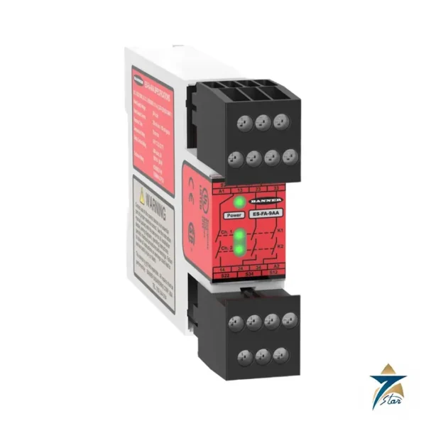 Banner ES-FA-9AA emergency stop safety module