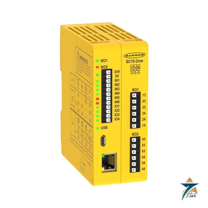 banner-sc10-2 Banner SC10-2roe configurable safety controller