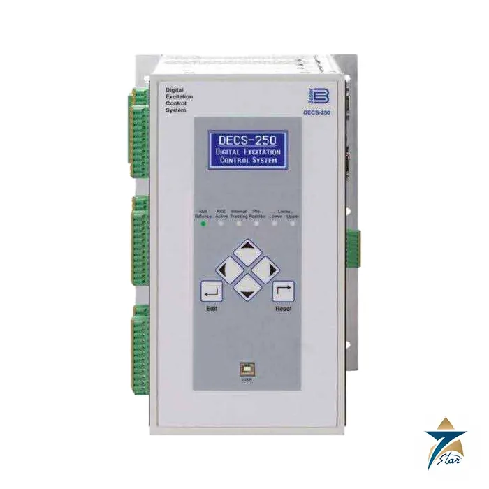 Basler Electric DECS-250 digital excitation control system front panel