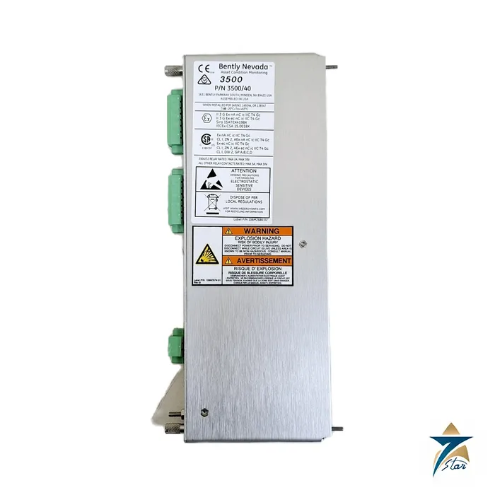 Bently Nevada 125680-01 Proximitor I/O Module Bently Nevada 125680-01 3500/40M Proximitor I/O Module