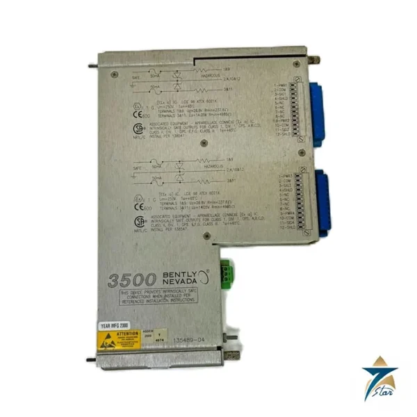 Bently Nevada 135489-04 3500/40M Proximitor Internal Barrier I/O Module
