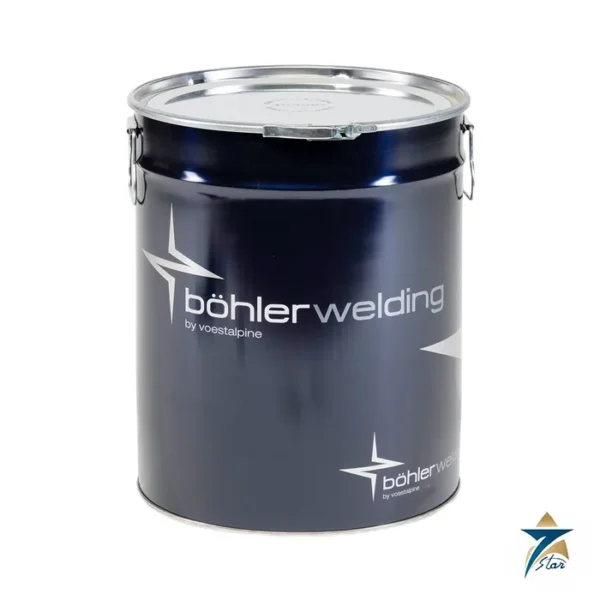 Böhler Marathon 104 flux drum with Böhler Welding branding