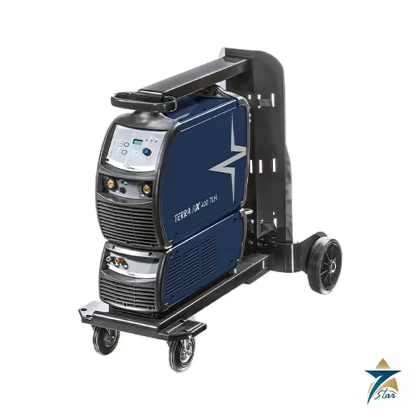 Böhler Welding TERRA NX 400 TLH DC TIG welding machine on trolley