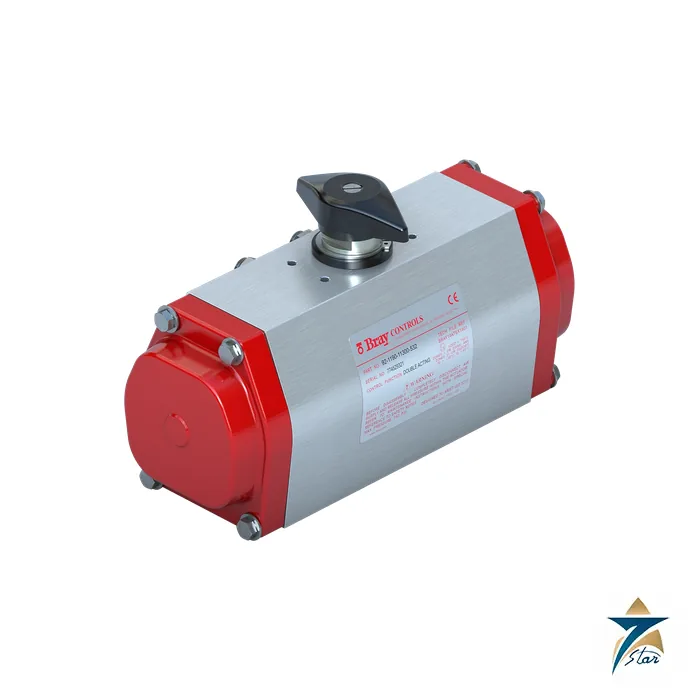 Bray Series 92/93 Pneumatic Rack and Pinion Actuator Bray Series 92/93 Pneumatic Rack and Pinion Actuator Supplied by Seven Star LLC