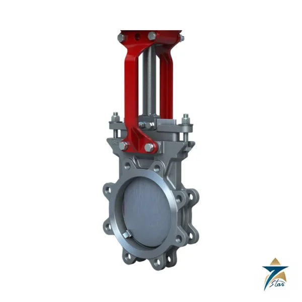 Bray Series 941 unidirectional knife gate valve, lug body with metal seat