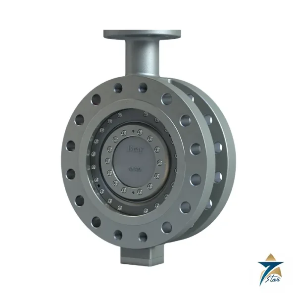 Bray Tri Lok double flanged triple offset butterfly valve