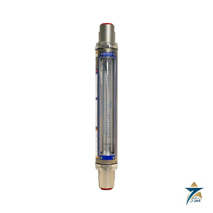 Brooks Instrument GT1600 glass tube variable area flow meter Brooks Instrument GT1600 glass tube variable area flow meter