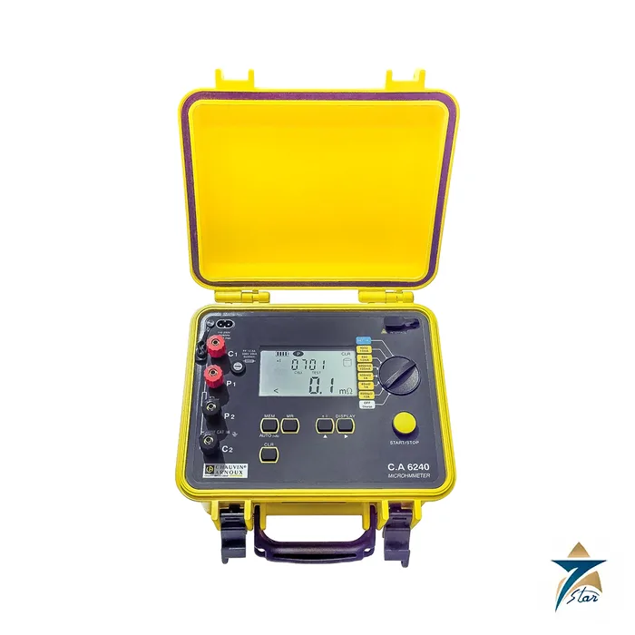 ca-6240-ca Chauvin Arnoux CA 6240 micro-ohmmeter