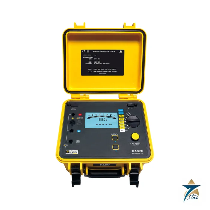 Chauvin Arnoux CA 6505 5 kV insulation tester