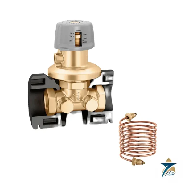 Caleffi 140340 differential pressure regulating valve, DN15