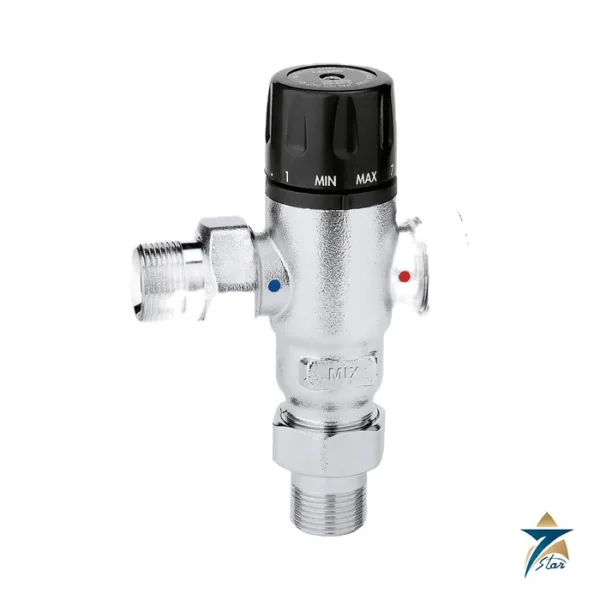 Caleffi 521400 anti-scale adjustable thermostatic mixing valve