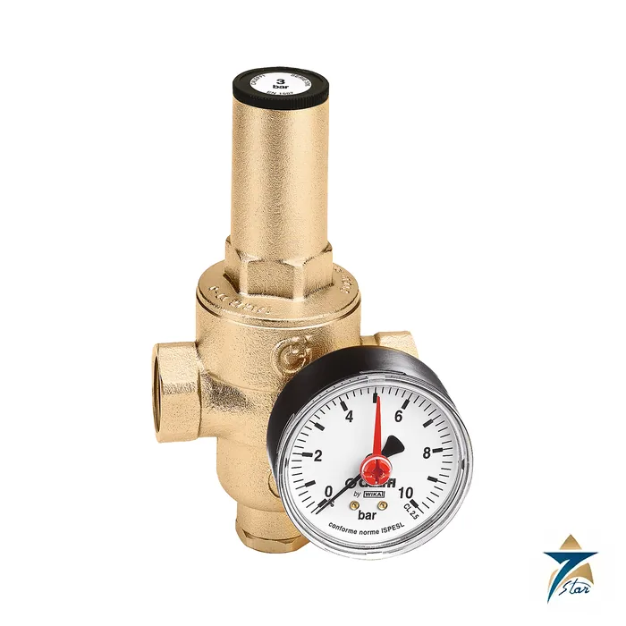 caleffi-536241 Caleffi 536241 pressure reducing valve with pressure gauge