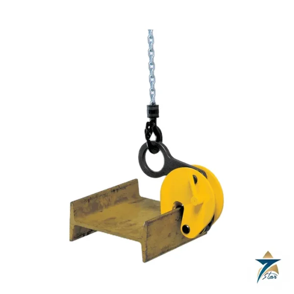 Camlok TTR girder stacking clamp on a steel girder (family image from the maker page)