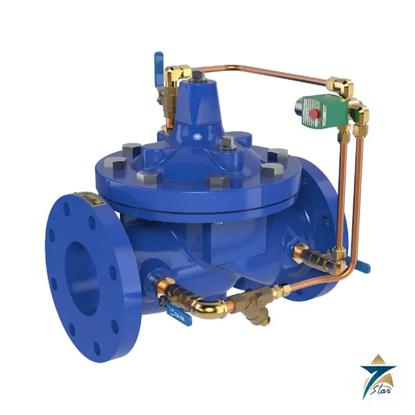 Cla-Val 136-01 solenoid control valve with CS3 pilot