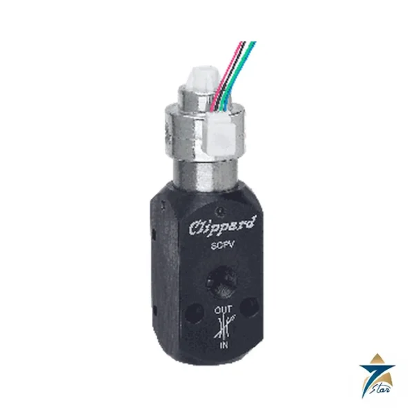 Clippard SCPV-1-3 stepper-controlled proportional valve