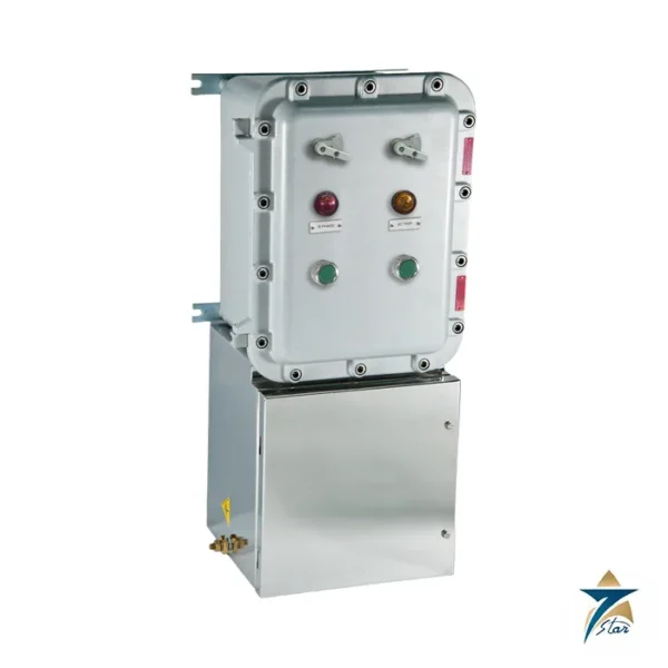 Cortem EJBE Ex de control board with Ex d enclosure and Ex e terminal enclosure