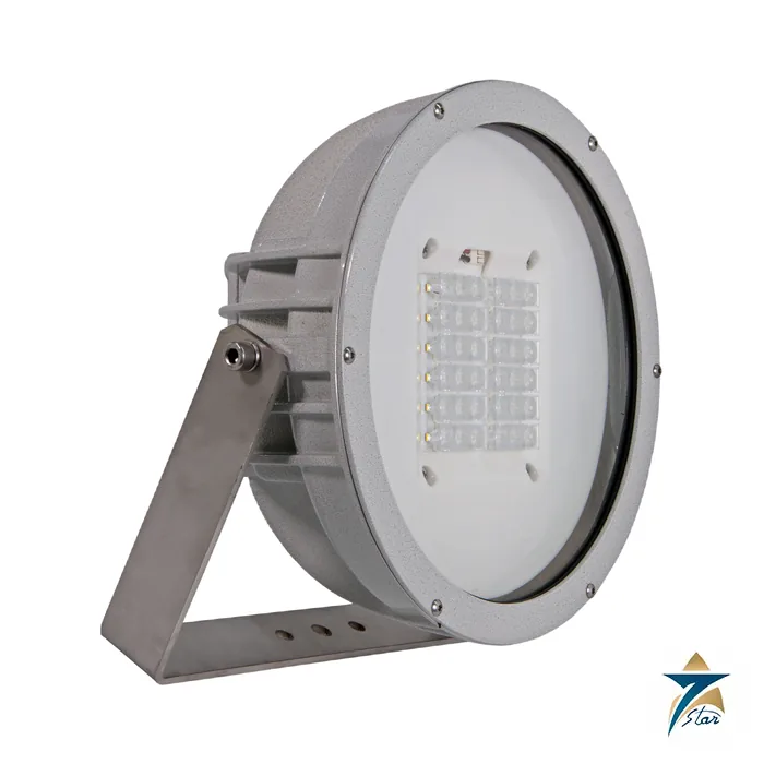 cortem-evnl Cortem EVNL-40 round Ex LED floodlight with bracket