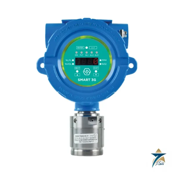 Crowcon SMART 3G-D2 fixed gas detector with display and sensor head