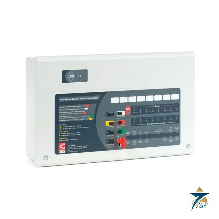C-TEC CFP702-4 2 zone conventional fire alarm panel C-TEC CFP702-4 2 zone conventional fire alarm panel
