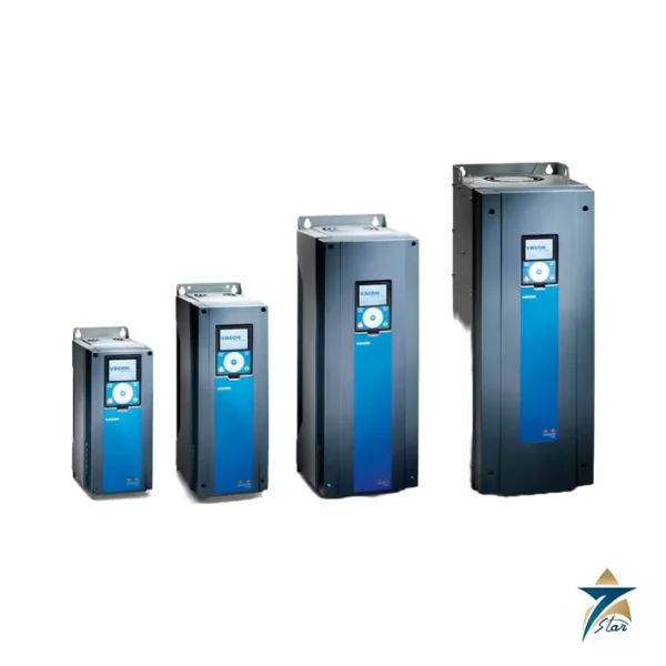 Danfoss VACON 100 wall-mounted drive (official Danfoss family image of the range; this order code is one size in it)